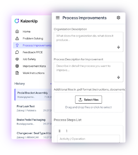 AI for Manufacturing & Services - Step-by-Step Process Improvement